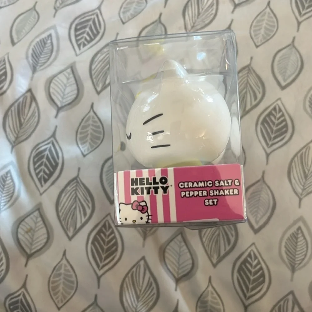 Hello Kitty Pink and Yellow Ceramic Shaker Set
